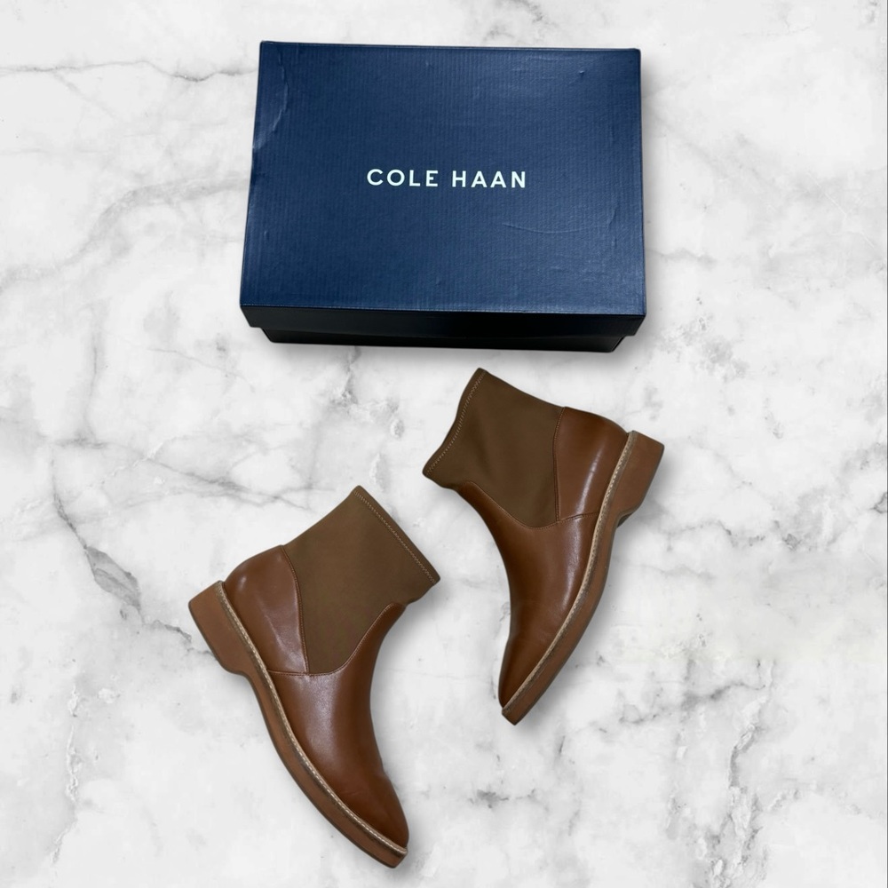 Cole Haan Go To Chelsea Boot Bootie Nosib Leather Shoes Sz 8 - Picture 2 of 8